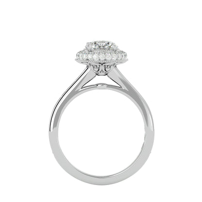 Nadia halo diamond engagement ring