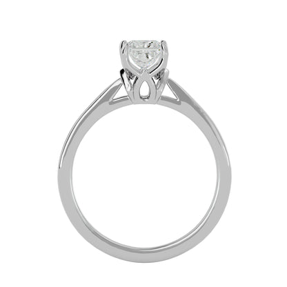 Flora 4 prong diamond engagement ring
