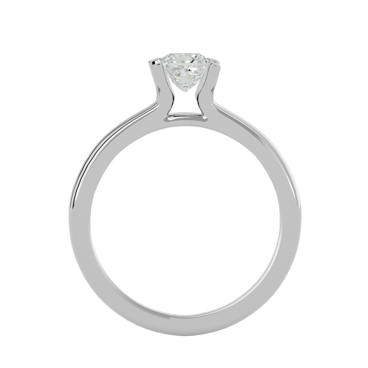 Alysia solitaire diamond engagement ring