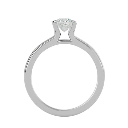 Alysia solitaire diamond engagement ring