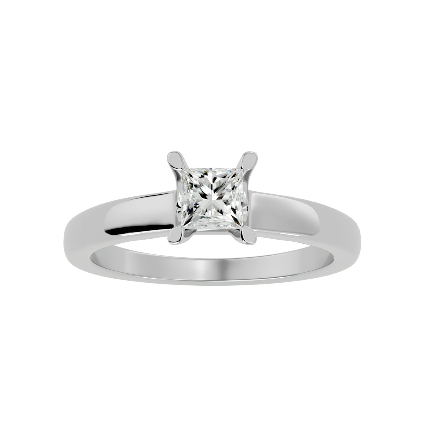 Alysia solitaire diamond engagement ring