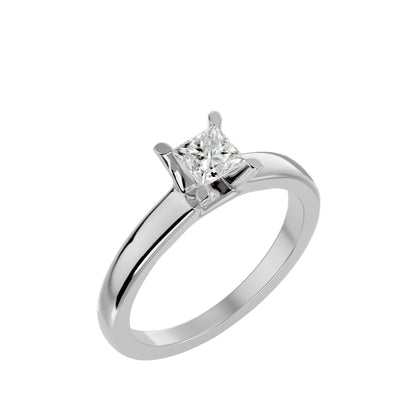 Alysia solitaire diamond engagement ring