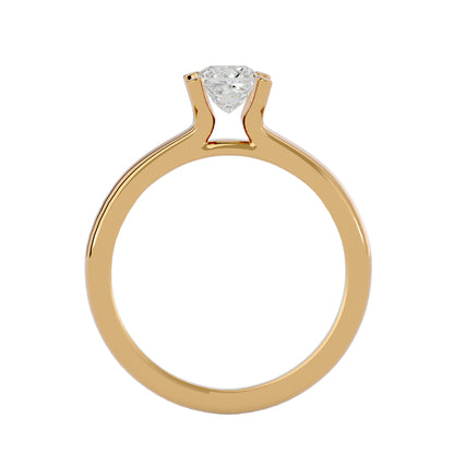 Alysia solitaire diamond engagement ring