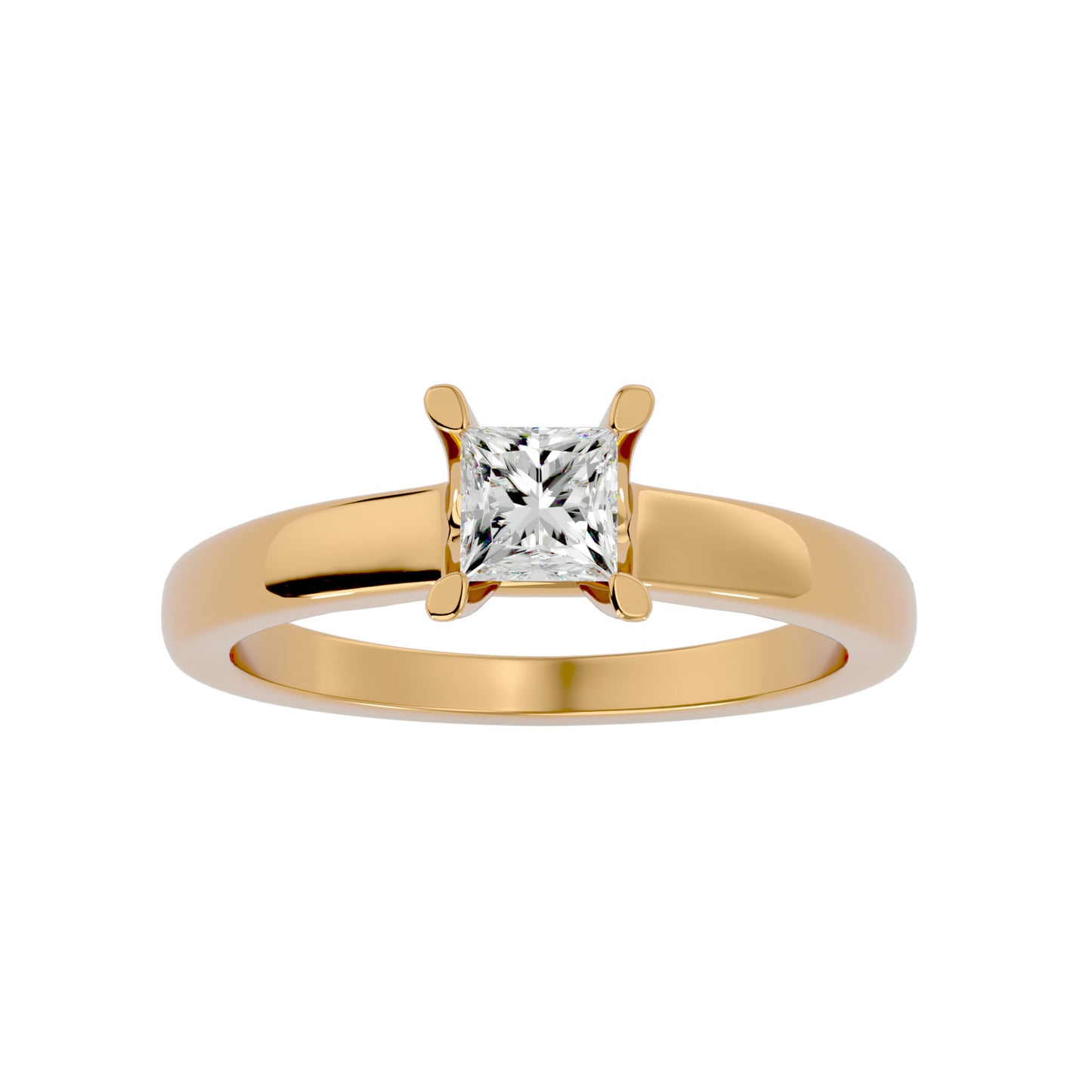 Alysia solitaire diamond engagement ring