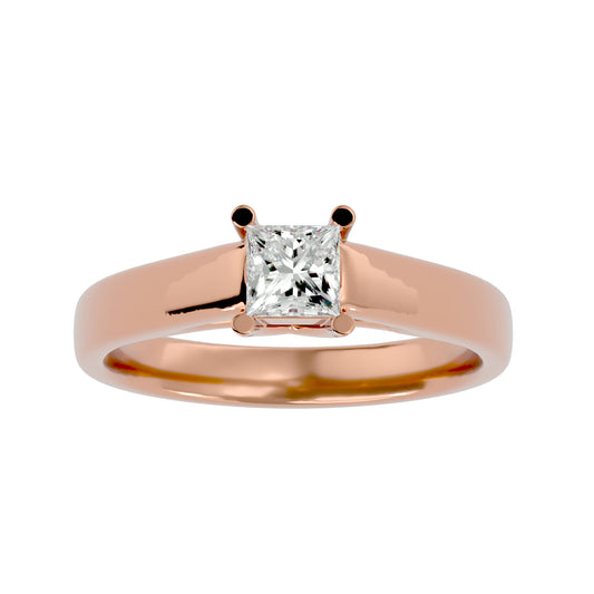 Daniel solitaire diamond engagement ring