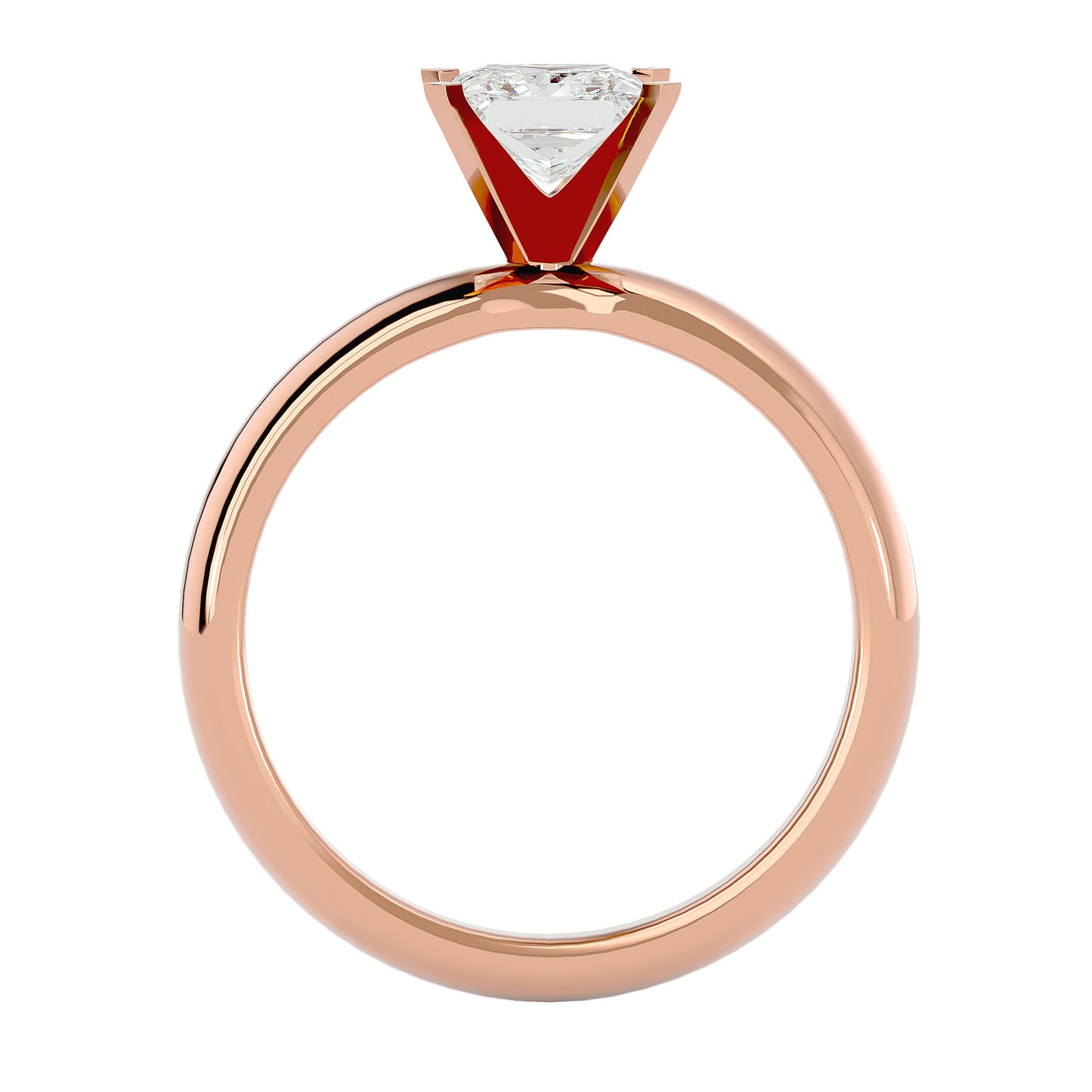 Emily solitaire diamond ring