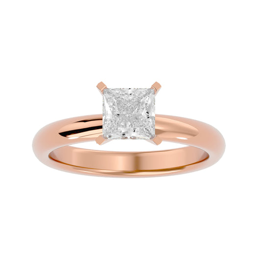 Emily solitaire diamond ring