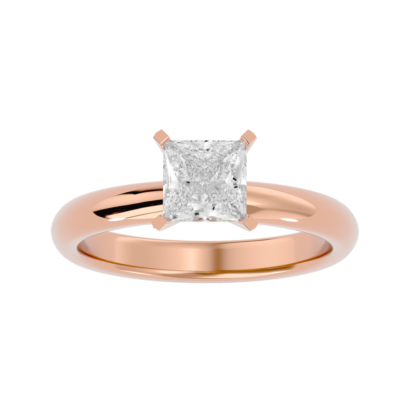 Emily solitaire diamond ring
