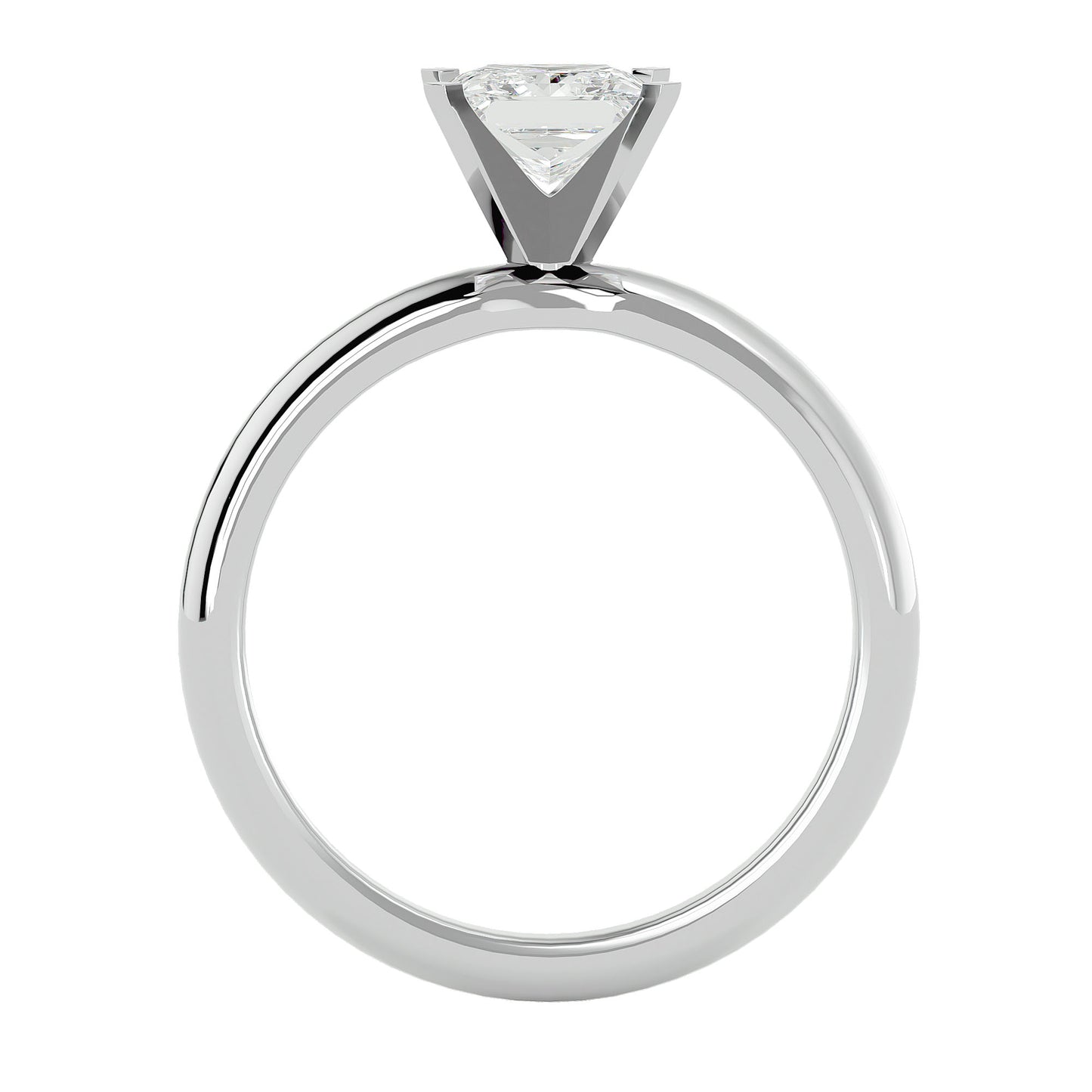 Emily solitaire diamond ring