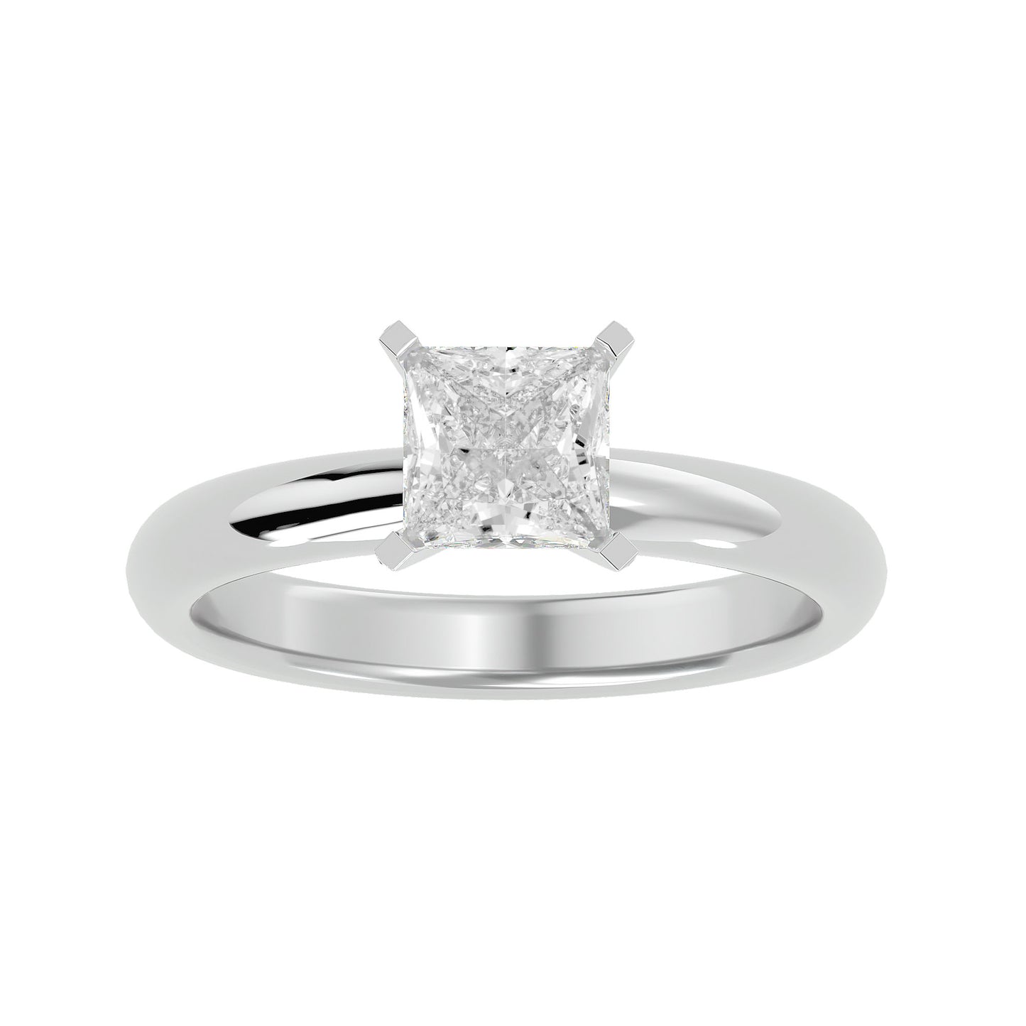Emily solitaire diamond ring