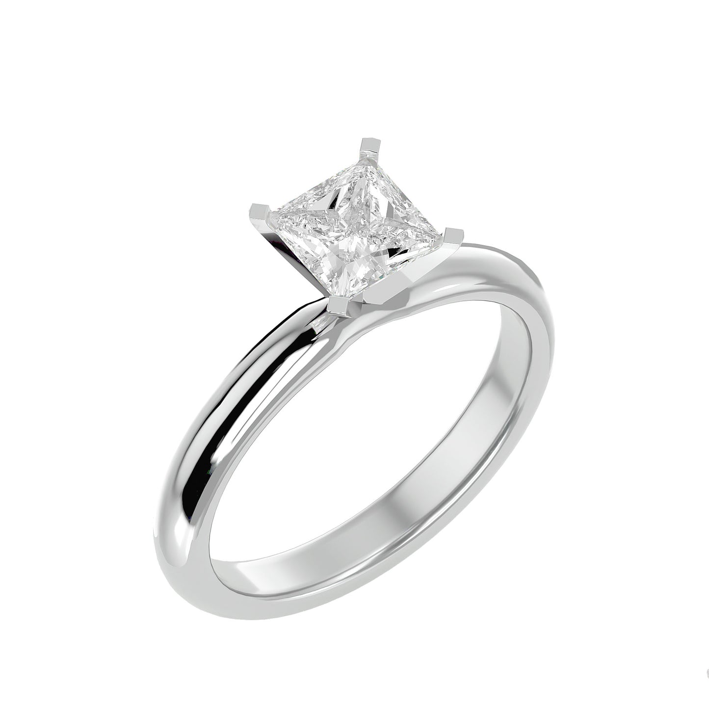 Emily solitaire diamond ring