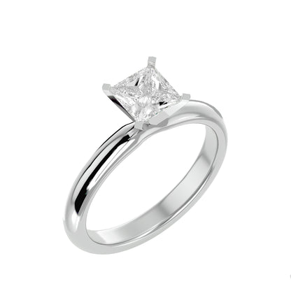 Emily solitaire diamond ring