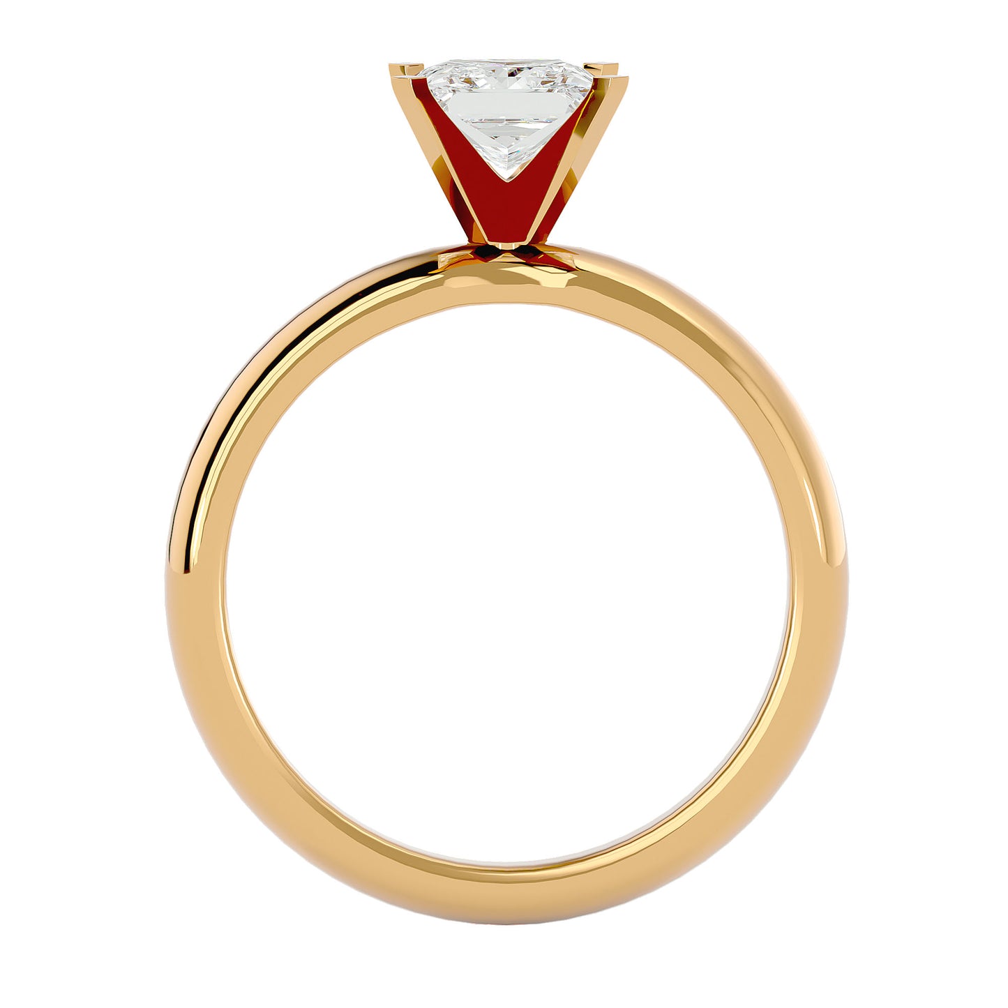 Emily solitaire diamond ring