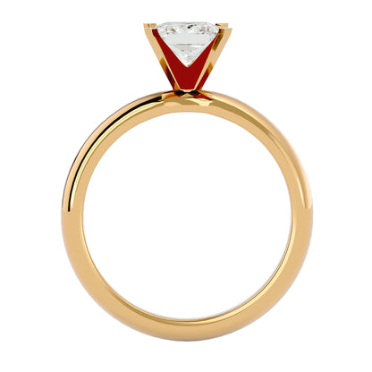 Emily solitaire diamond ring