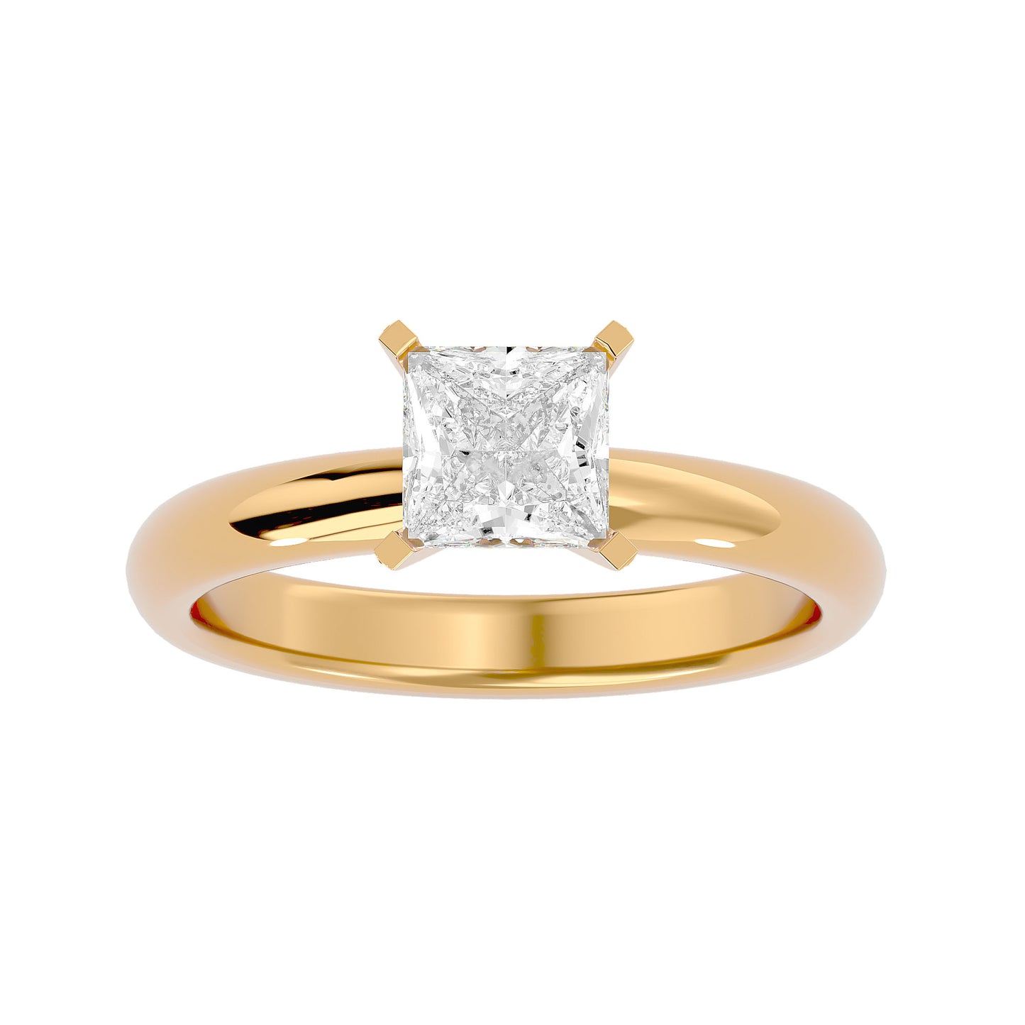 Emily solitaire diamond ring