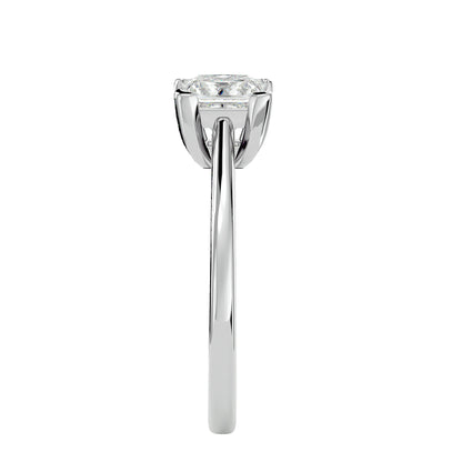 Ria princess diamond engagement ring