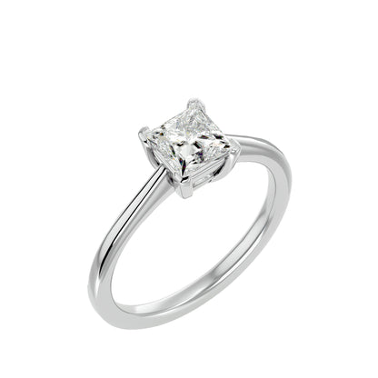 Ria princess diamond engagement ring