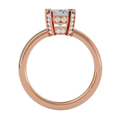 Riley princess diamond engagement ring