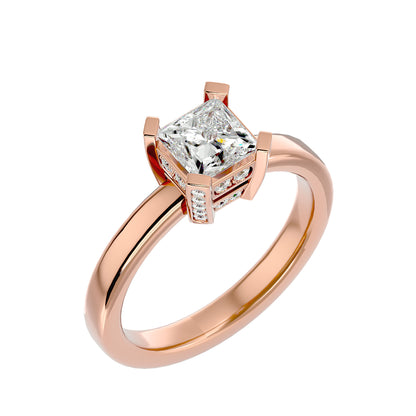 Riley princess diamond engagement ring