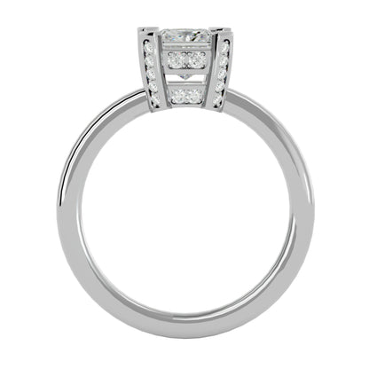 Riley princess diamond engagement ring