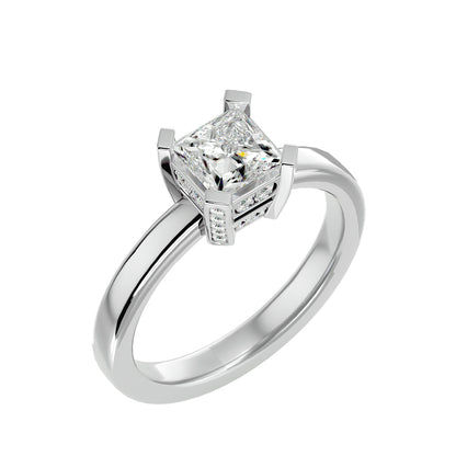 Riley princess diamond engagement ring