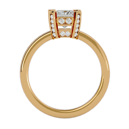 Riley princess diamond engagement ring
