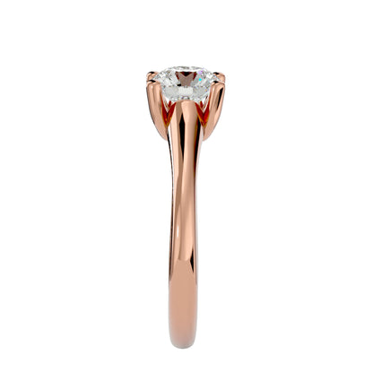Voinaa micro prong diamond engagement ring