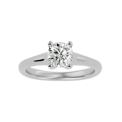 Voinaa micro prong diamond engagement ring