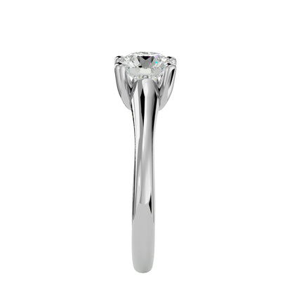 Voinaa micro prong diamond engagement ring