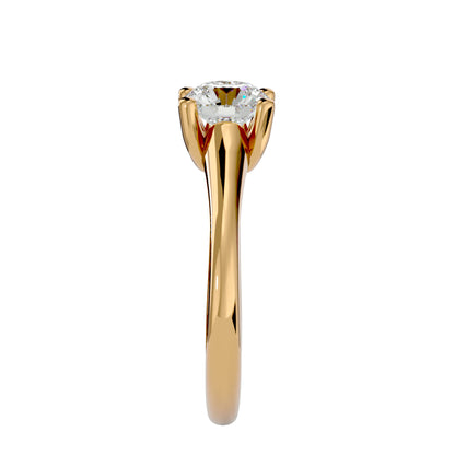Voinaa micro prong diamond engagement ring