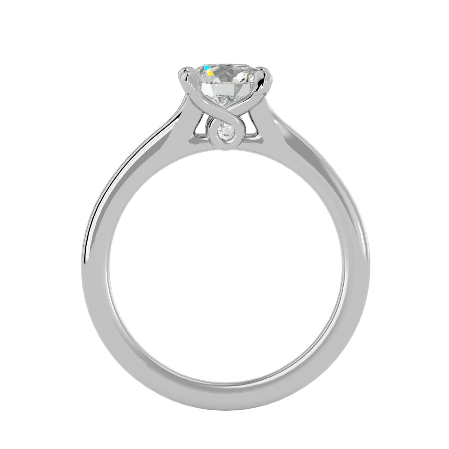 Whirlwind Bliss diamond engagement ring