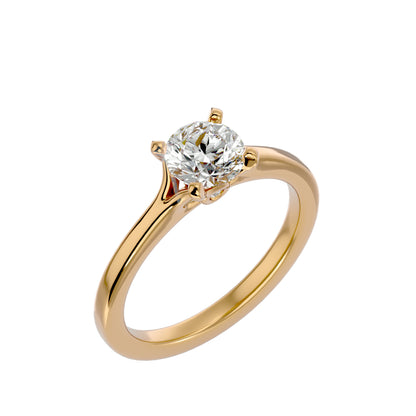 Whirlwind Bliss diamond engagement ring