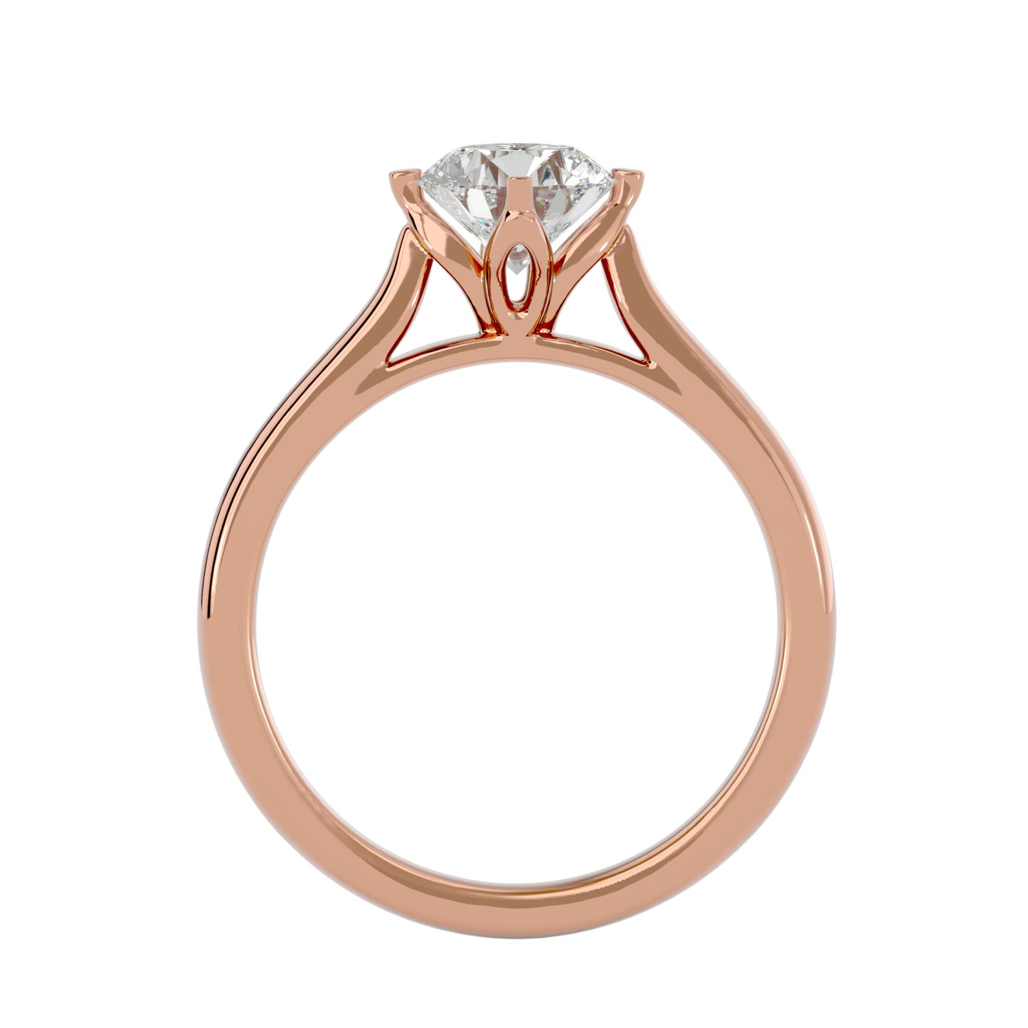 Dianna 3 row diamond engagement ring
