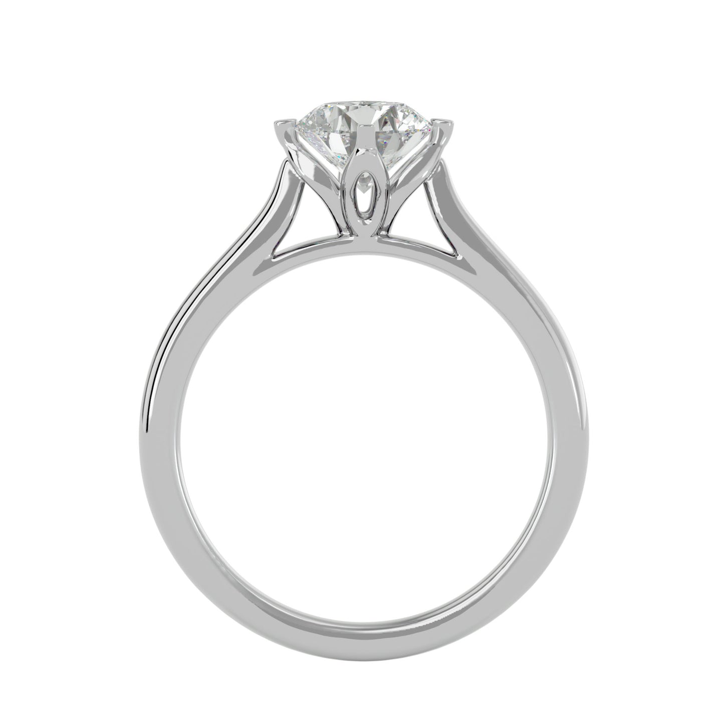 Dianna 3 row diamond engagement ring
