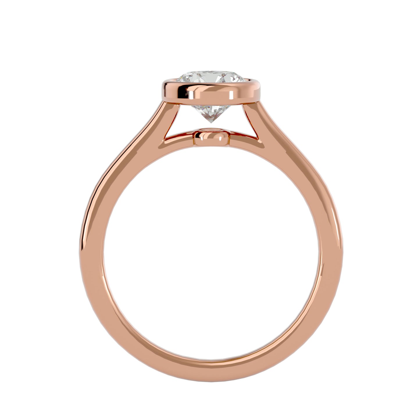 Jeden Halo diamond engagement ring