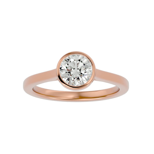 Jeden Halo diamond engagement ring