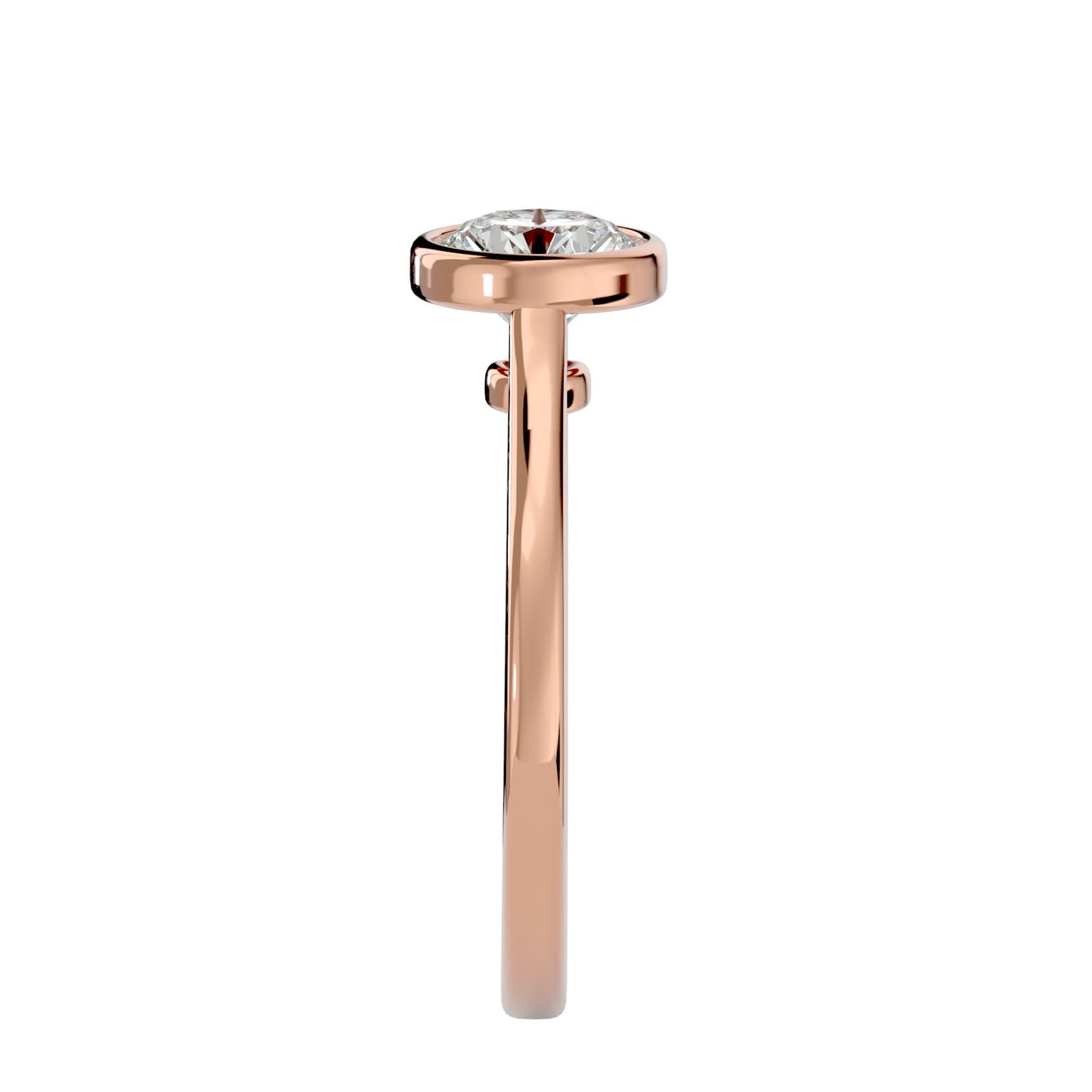 Jeden Halo diamond engagement ring