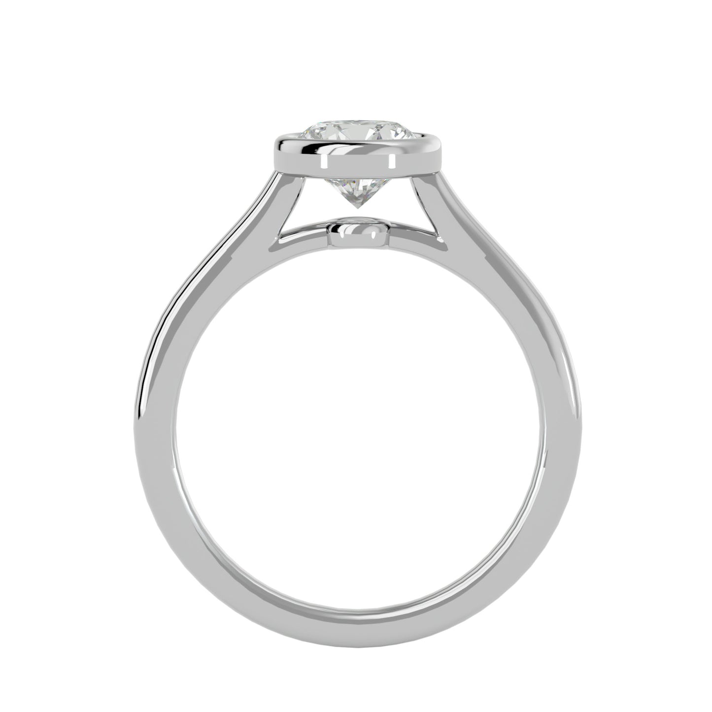 Jeden Halo diamond engagement ring