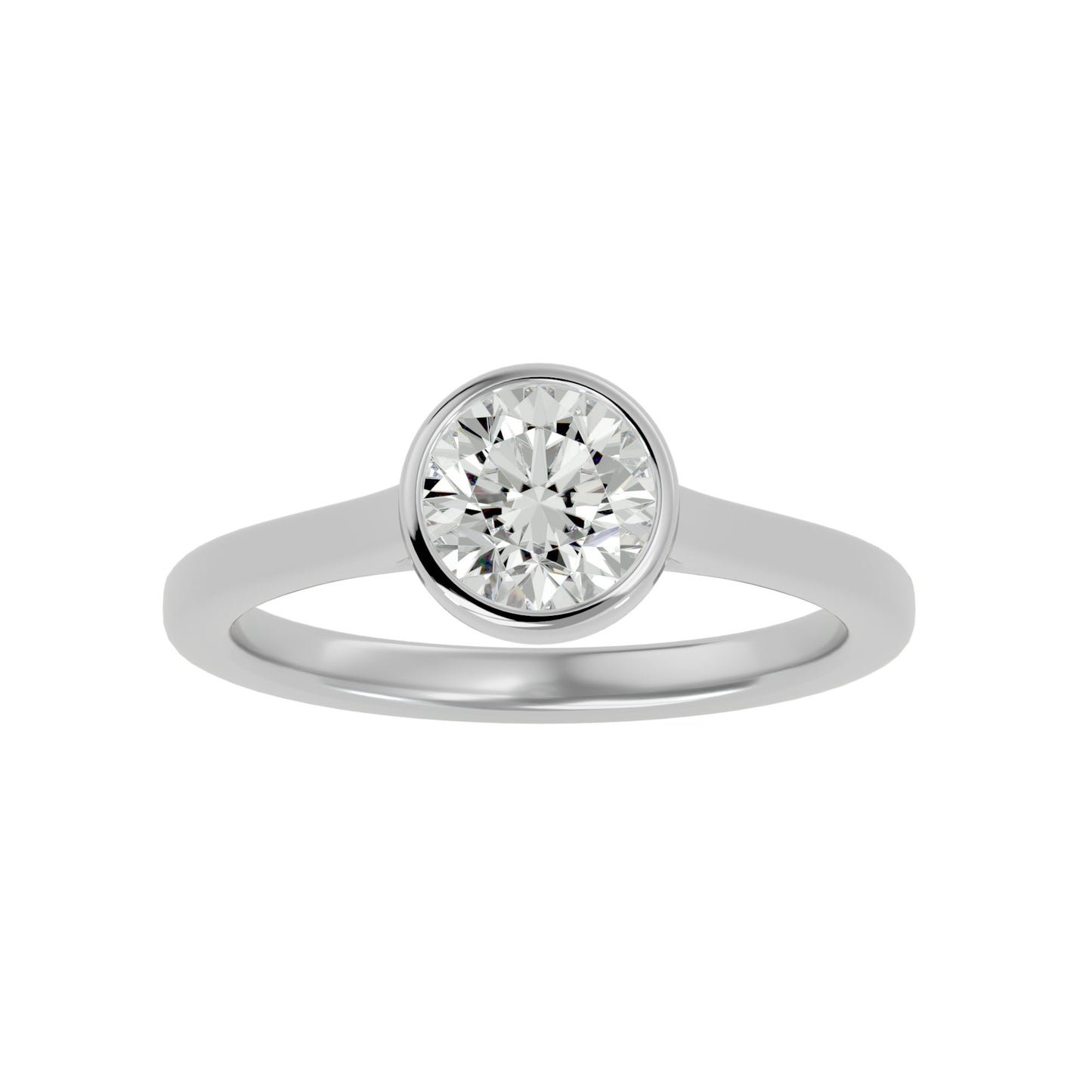 Jeden Halo diamond engagement ring