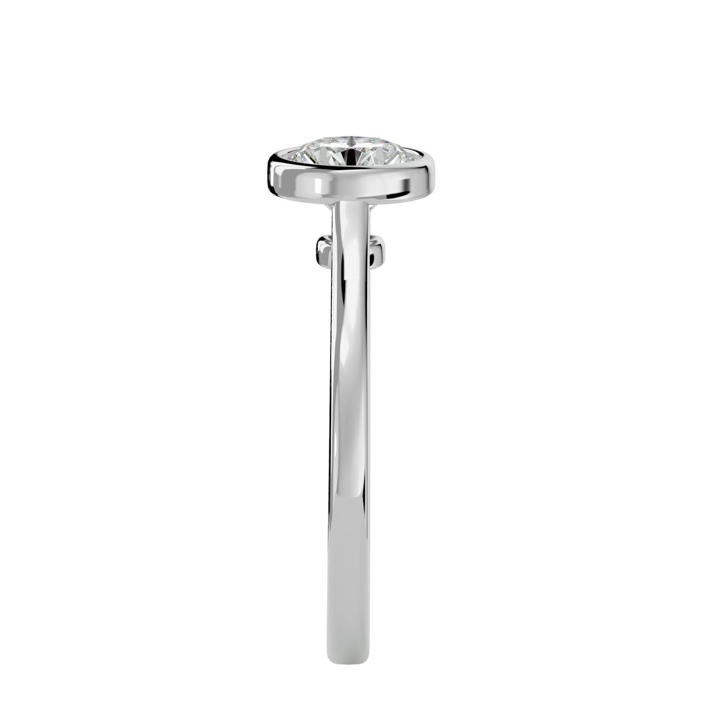 Jeden Halo diamond engagement ring