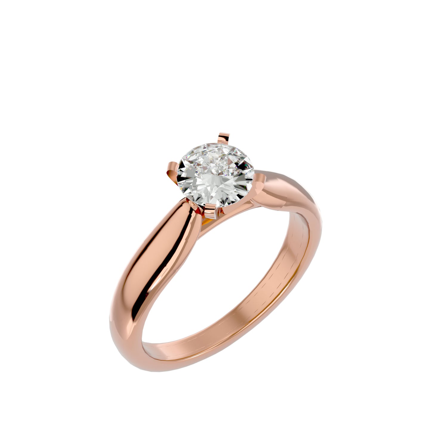 Elsa criss cross diamond engagement ring