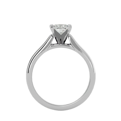 Elsa criss cross diamond engagement ring