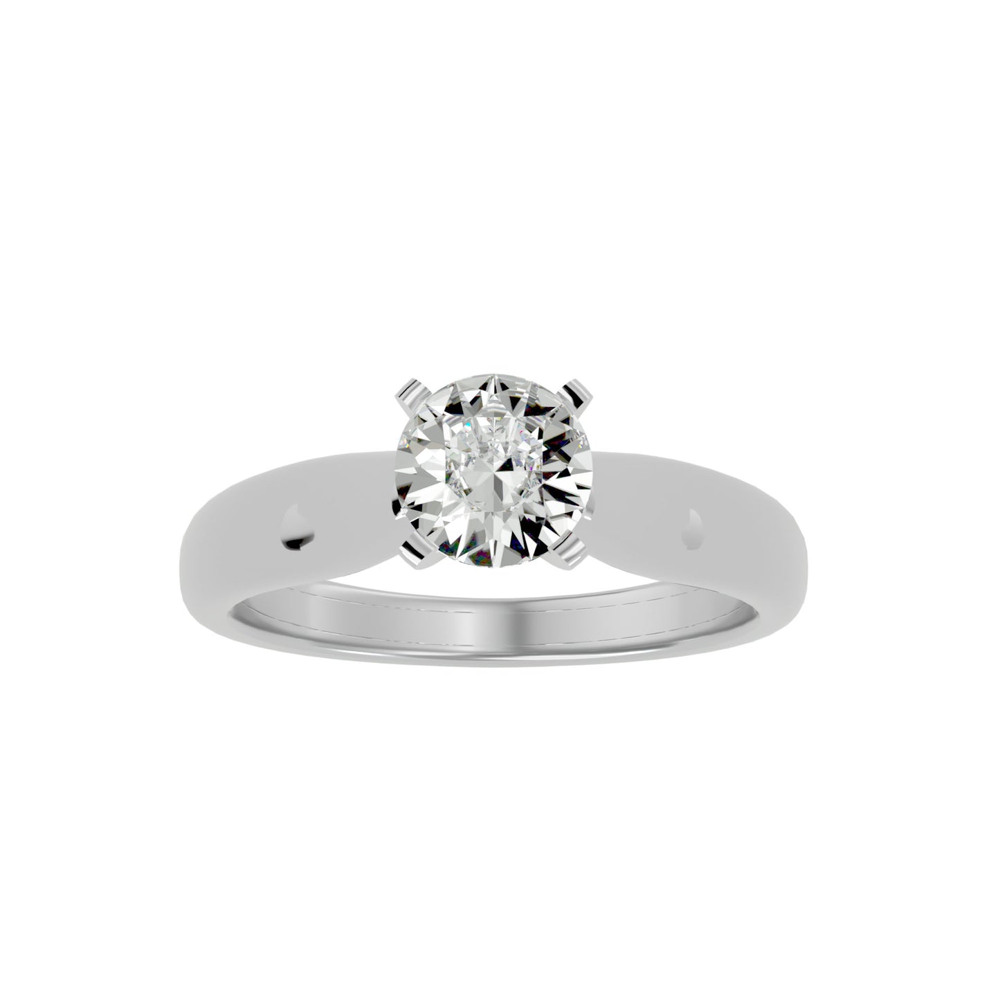 Elsa criss cross diamond engagement ring