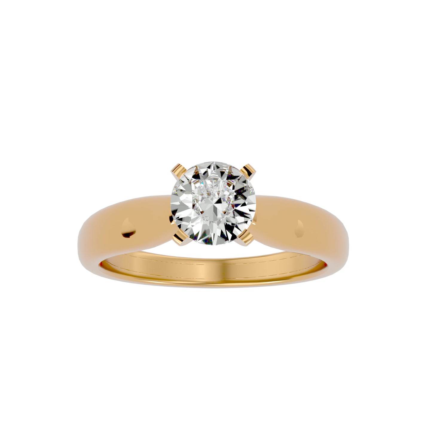 Elsa criss cross diamond engagement ring