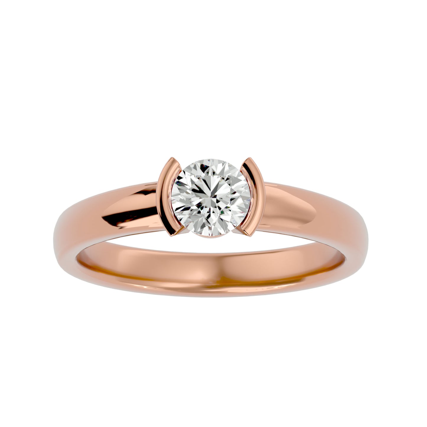 Luxe filligree diamond engagement ring