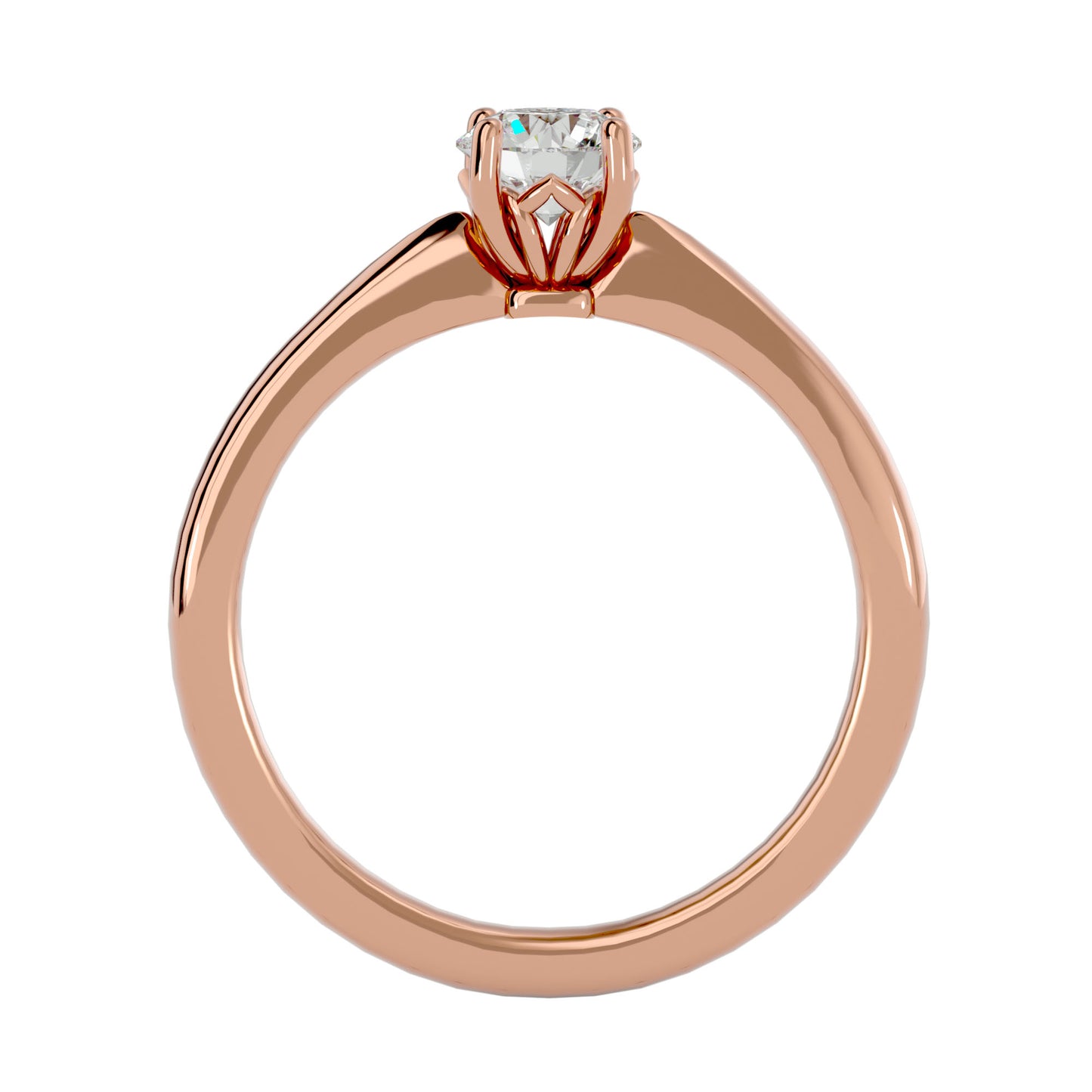 Mesh work diamond engagement ring