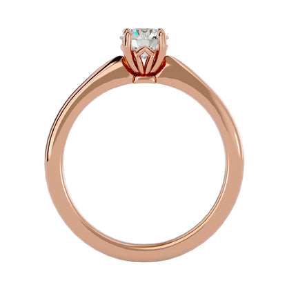 Mesh work diamond engagement ring
