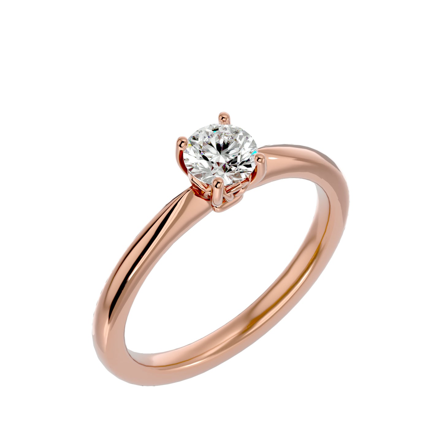 Mesh work diamond engagement ring