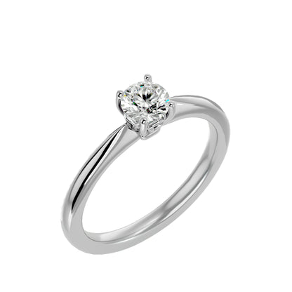 Mesh work diamond engagement ring
