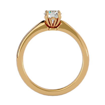 Mesh work diamond engagement ring